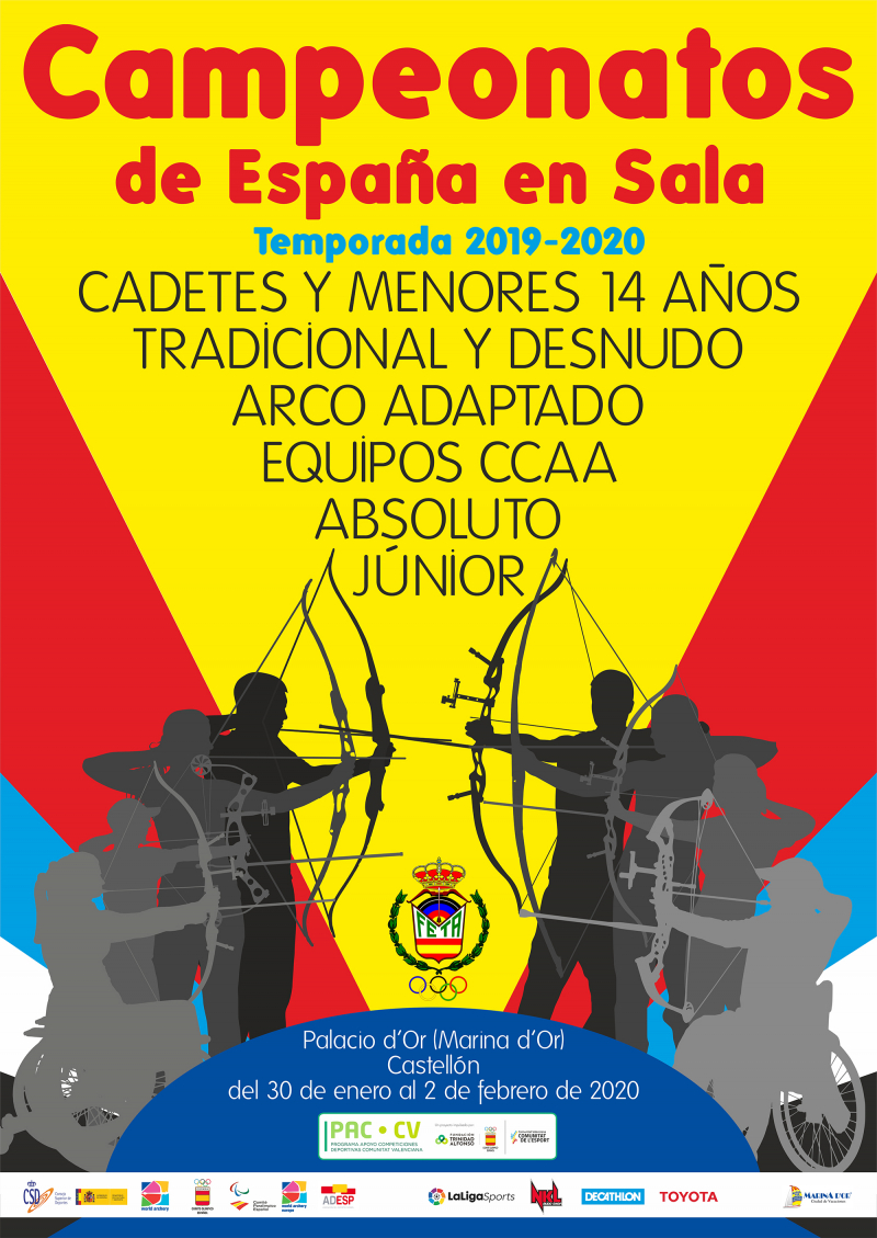 CAMPEONATOS DE ESPAÑA DE PRECISIÓN EN SALA - MARINA D'OR 2020 - Inscríbete