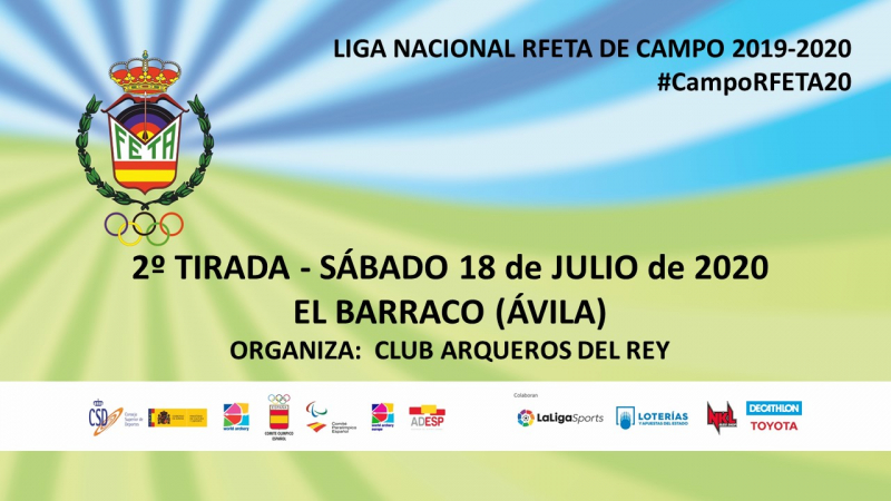 2ª TIRADA LIGA NACIONAL RFETA DE CAMPO - ÁVILA 2020 - Inscríbete
