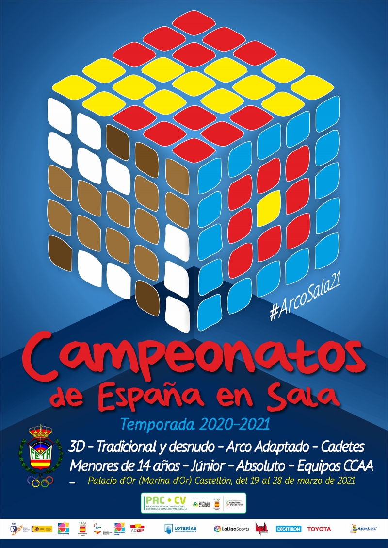 CAMPEONATOS DE ESPAÑA EN SALA - MARINA D'OR 2021 - Prijava