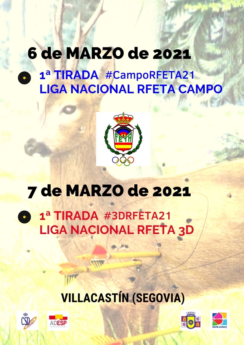 1ª TIRADA LIGA NACIONAL RFETA DE CAMPO - VILLACASTÍN 2021 - Inscríbete