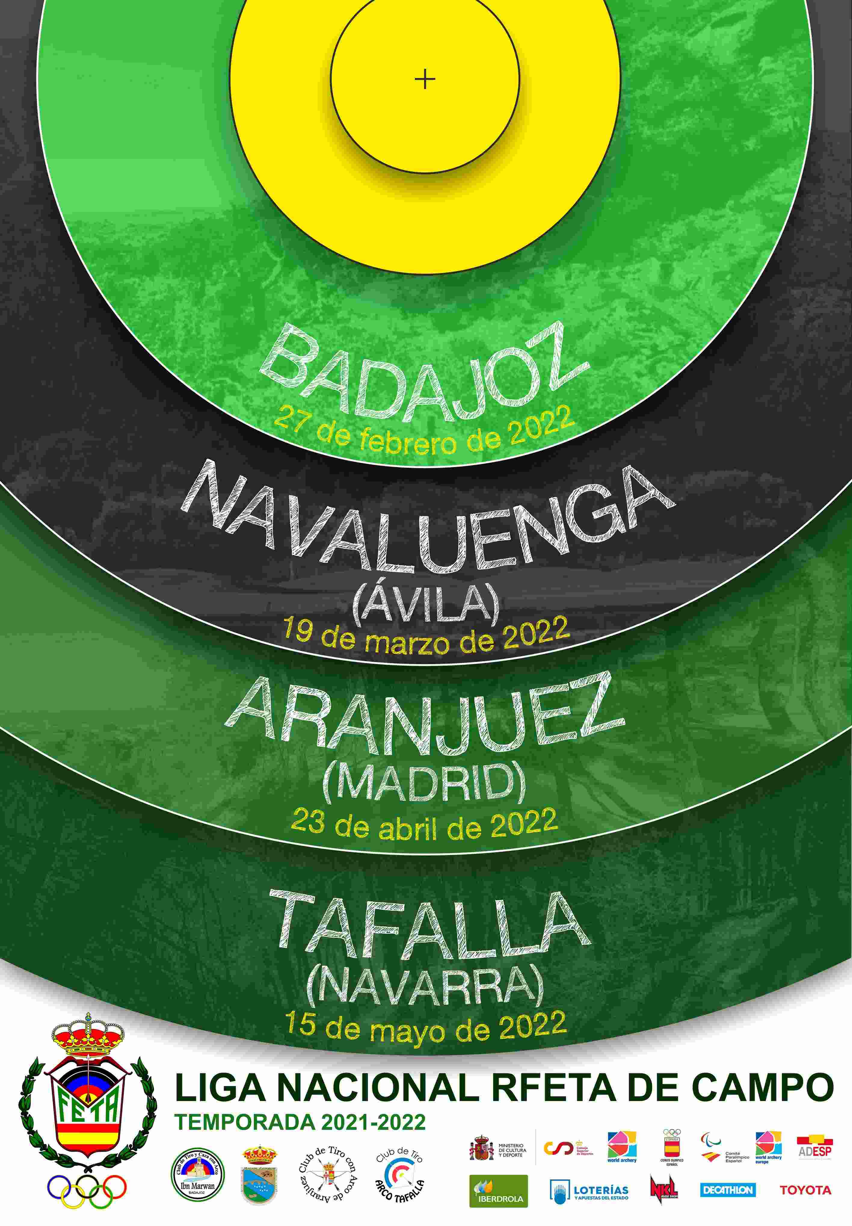 2ª TIRADA LIGA NACIONAL RFETA DE CAMPO - NAVALUENGA 2022 - Inscríbete