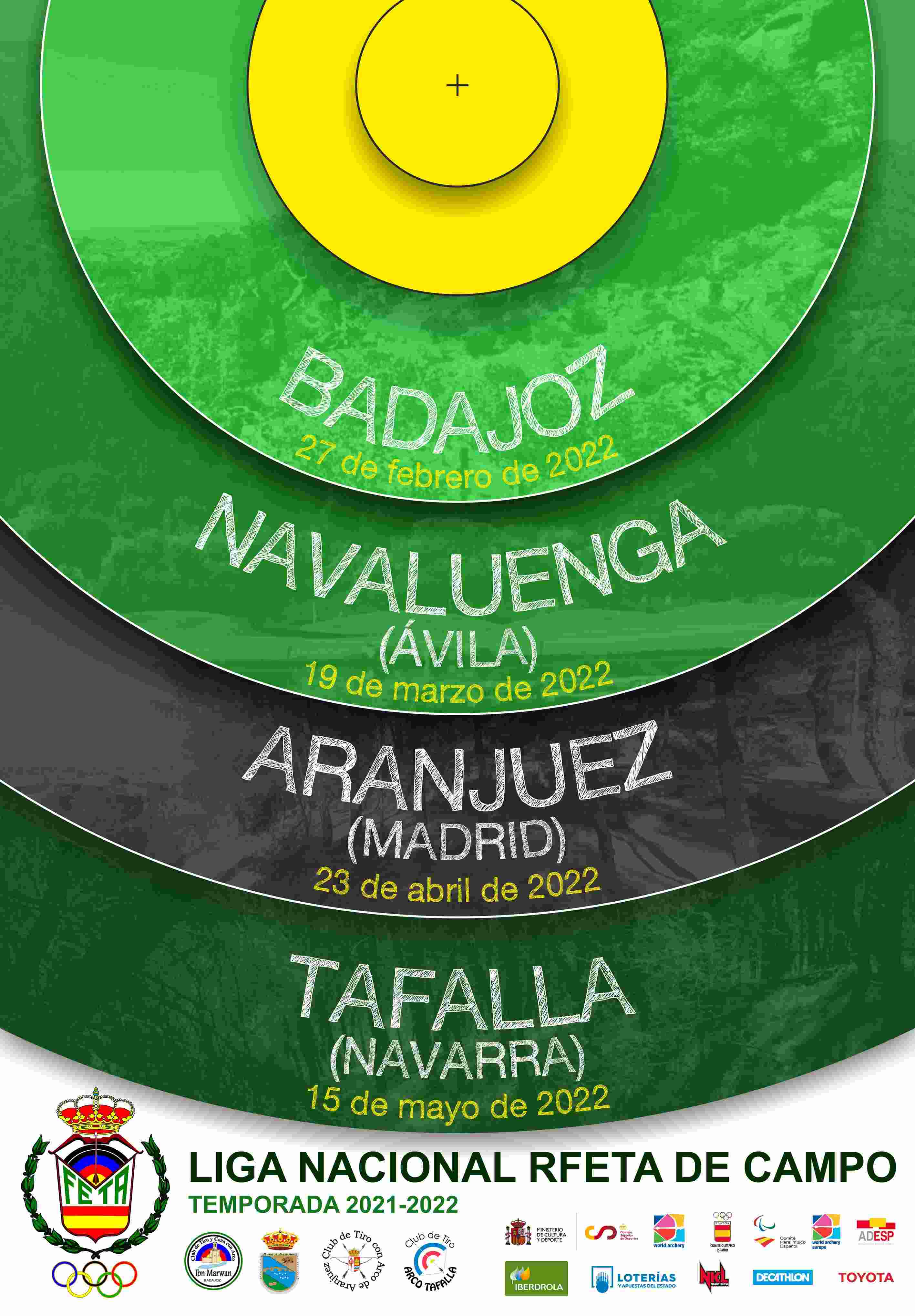 3ª TIRADA LIGA NACIONAL RFETA DE CAMPO - ARANJUEZ 2022 - Inscríbete