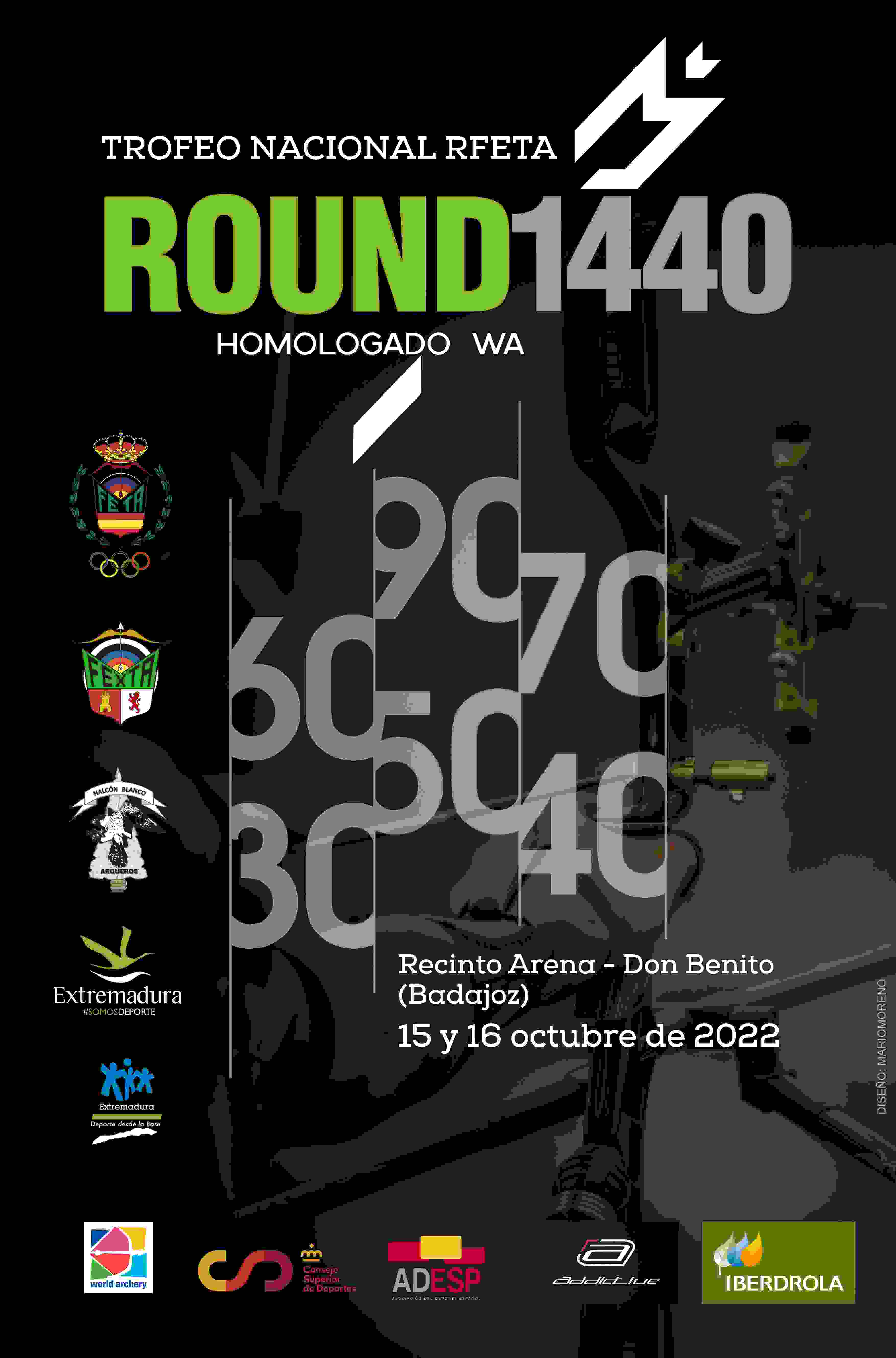 TROFEO NACIONAL RFETA ROUND 1440 - DON BENITO (BADAJOZ) 2022 - Inscríbete
