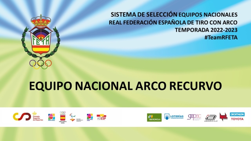 SISTEMA DE SELECCIÓN EQUIPO NACIONAL ABSOLUTO ARCO RECURVO 2023 - Inscríbete
