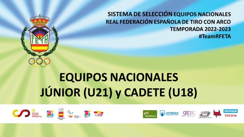 SISTEMA DE SELECCIÓN EQUIPO NACIONAL JÚNIOR Y CADETE 2023 - Inscríbete