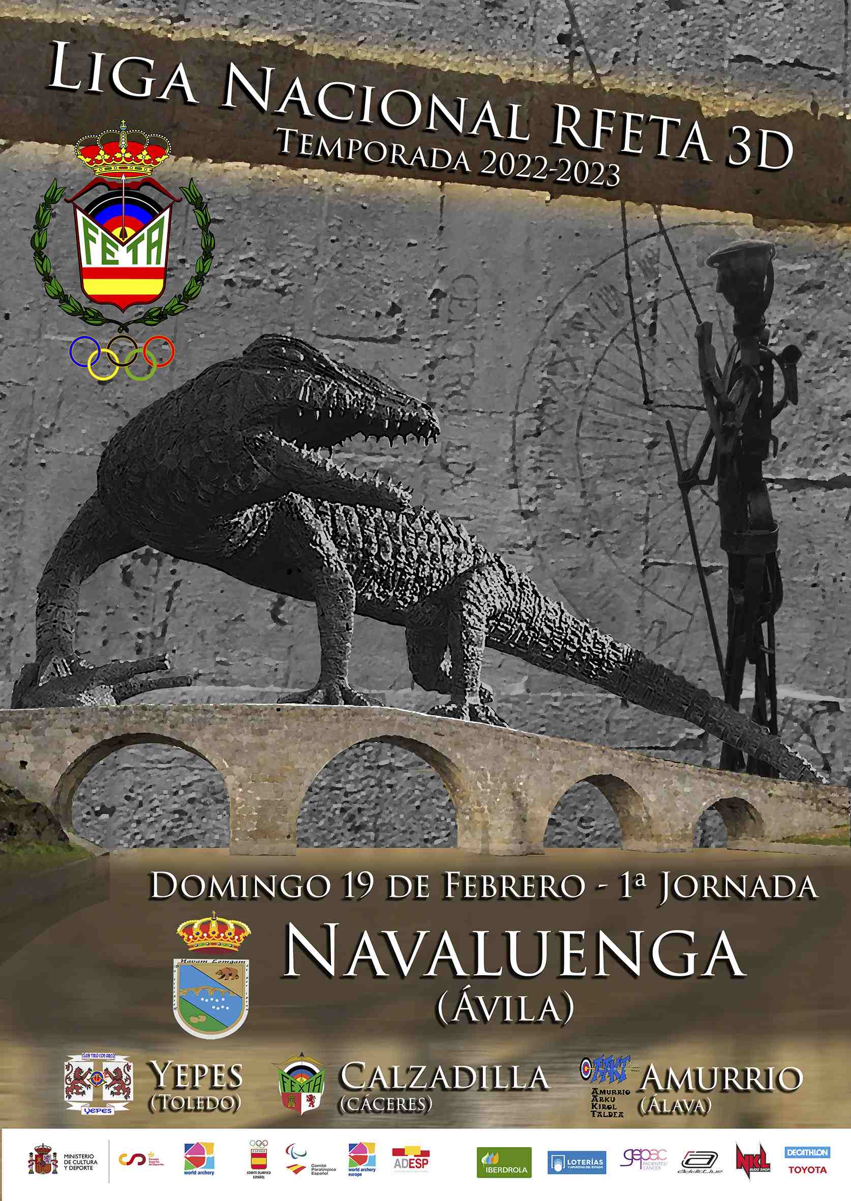 1ª TIRADA LIGA NACIONAL RFETA DE 3D- NAVALUENGA 2023 - Iscriviti