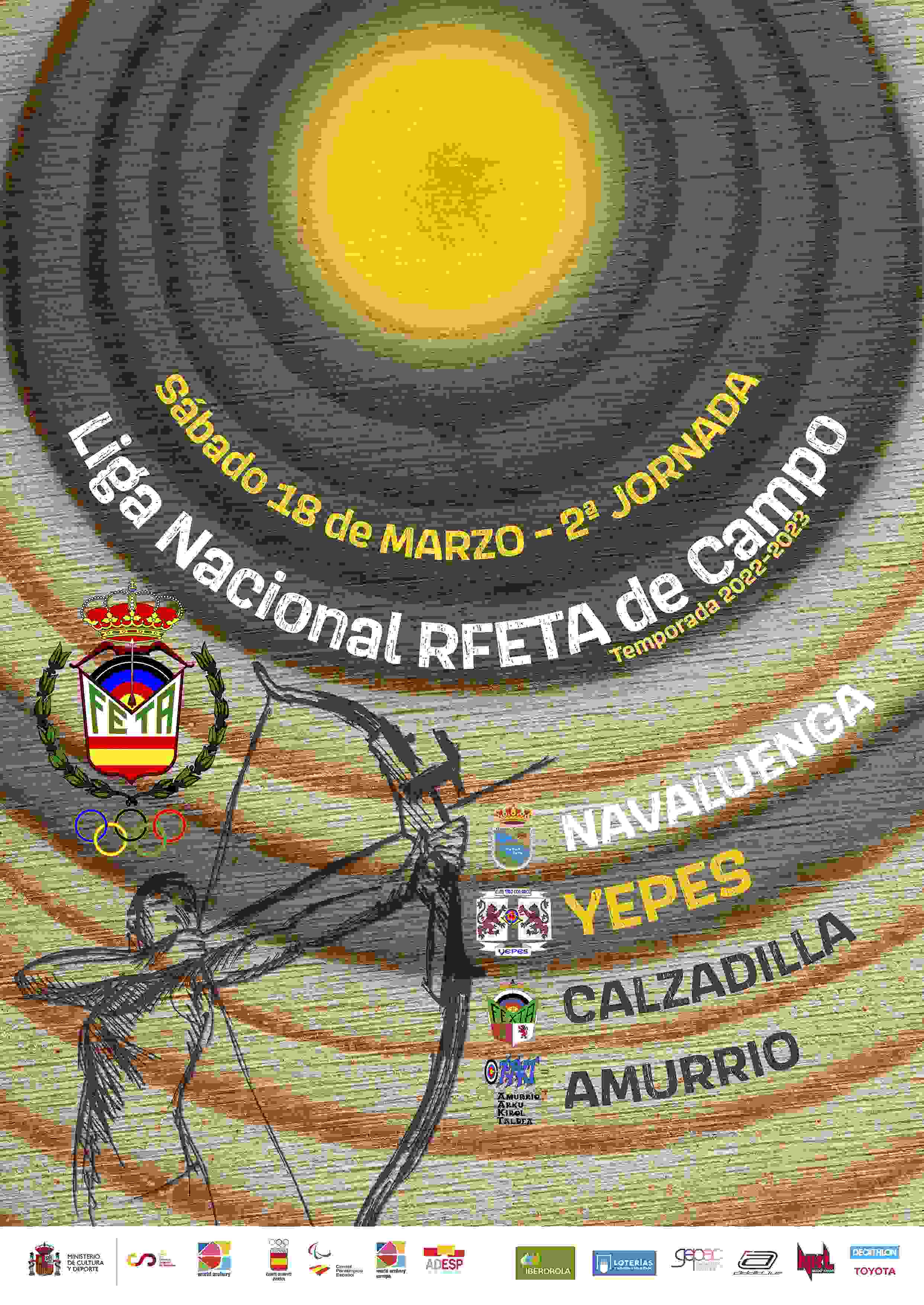2ª TIRADA LIGA NACIONAL RFETA DE CAMPO - YEPES 2023 - Inscríbete