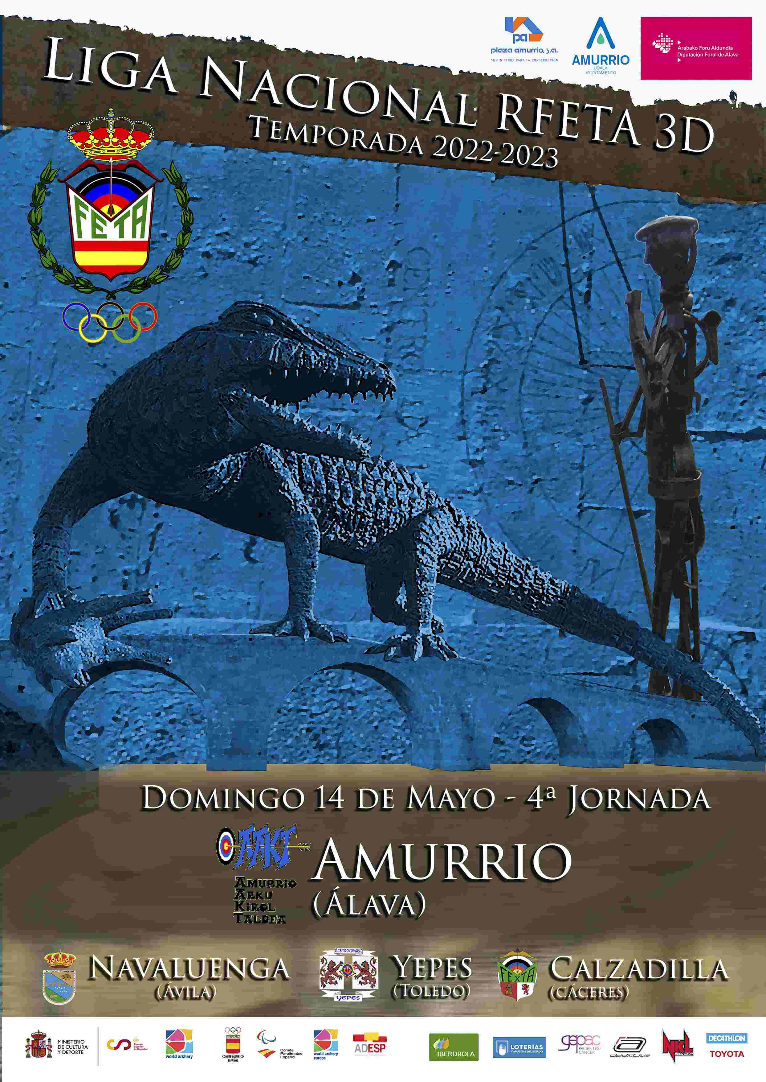 4ª TIRADA LIGA NACIONAL RFETA DE 3D - AMURRIO 2023 - Inscríbete