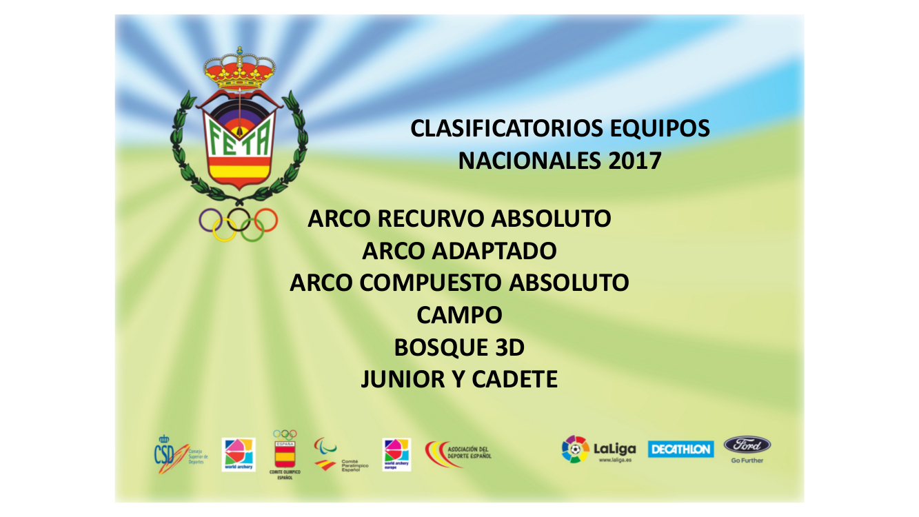 CLASIFICATORIOS 2017 - Inscríbete