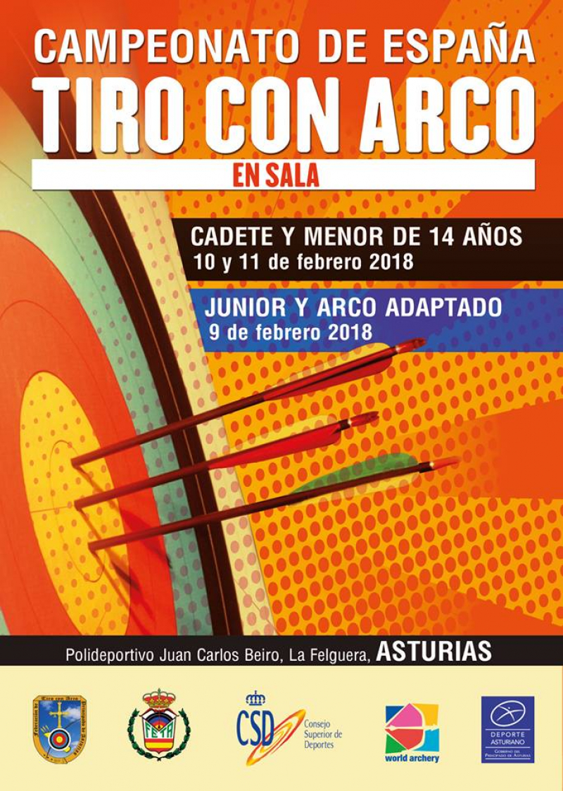  CTO DE ESPAÑA EN SALA ADAPTADO, JUNIOR, CADETE Y <14 AÑOS 2018 - Inscríbete