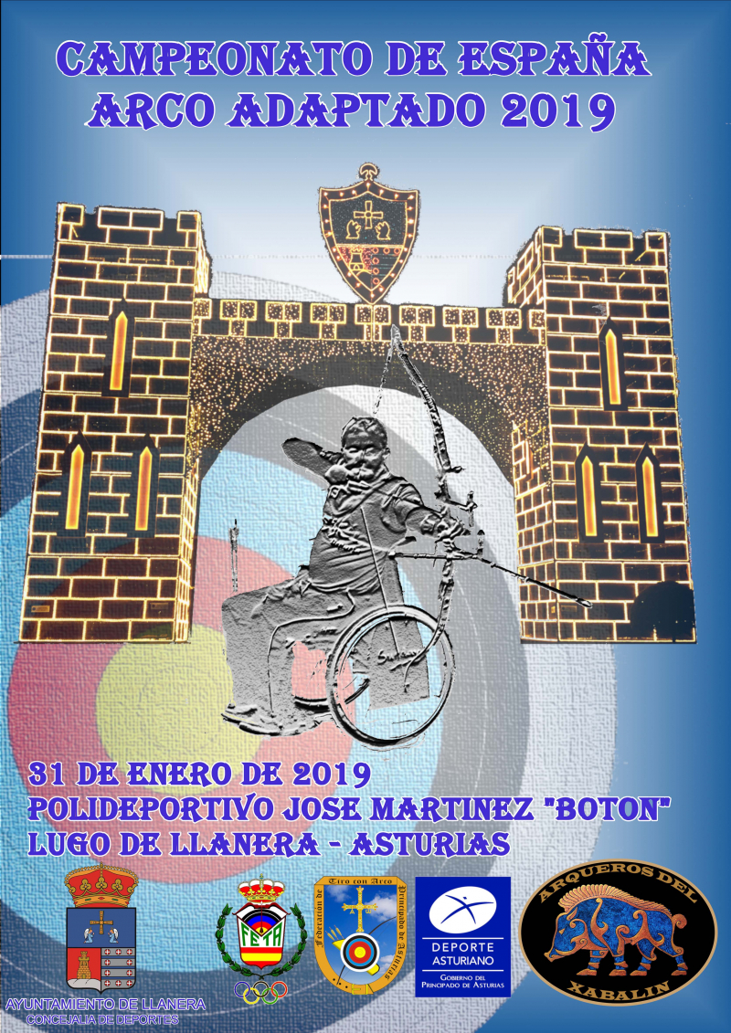CAMPEONATO DE ESPAÑA DE ARCO ADAPTADO EN SALA - LUGO DE LLANERA 2019 - Inscríbete