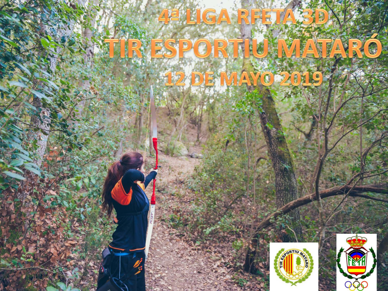 4ª TIRADA LIGA NACIONAL RFETA DE 3D - MATARÓ 2019 - Inscríbete
