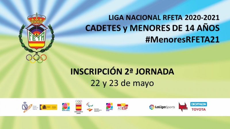 2ª JORNADA LIGA NACIONAL RFETA CADETES Y MENORES DE 14 AÑOS 2020-2021 - Inscrivez-vous