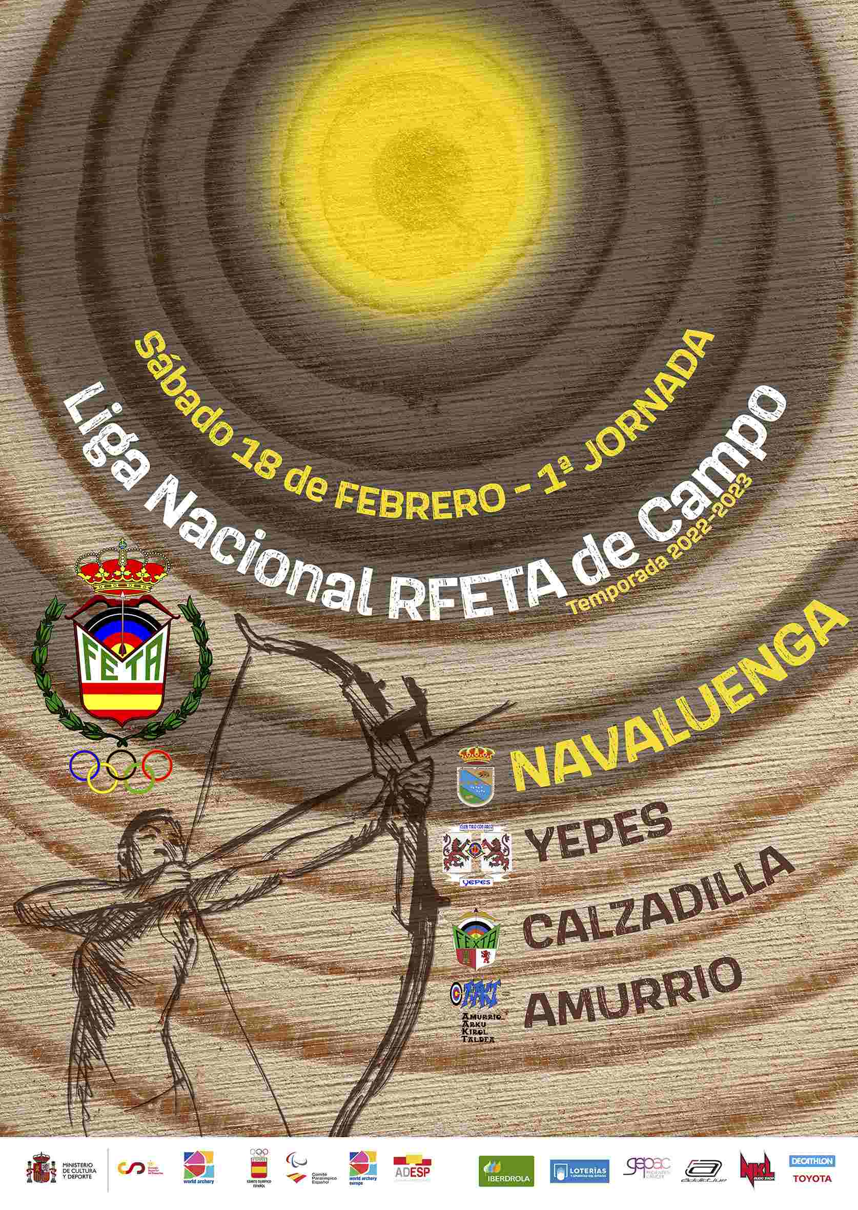 1ª TIRADA LIGA NACIONAL RFETA DE CAMPO - NAVALUENGA 2023 - Inscríbete